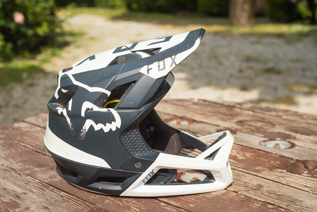 Casque VTT Intégral FOX Proframe NACE Blanc