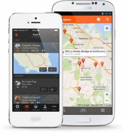 Application Strava pour iPhone et Android