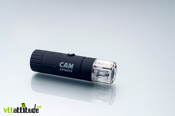 La CAMSports Evo HD est la plus petite caméra embarquée de notre test