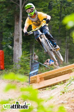 Théo Fradet, le prix du bon esprit du week-end, aura bien fait marrer tout le monde et aura bien trashé le parcours.