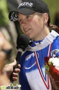 Céline Gros devient championne de France de VTT de descente 2009 à Oz en Oisans.