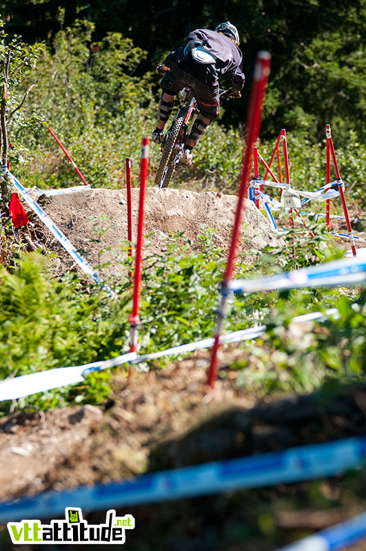 Coupe de France VTT de descente 2010, étape de Méribel.