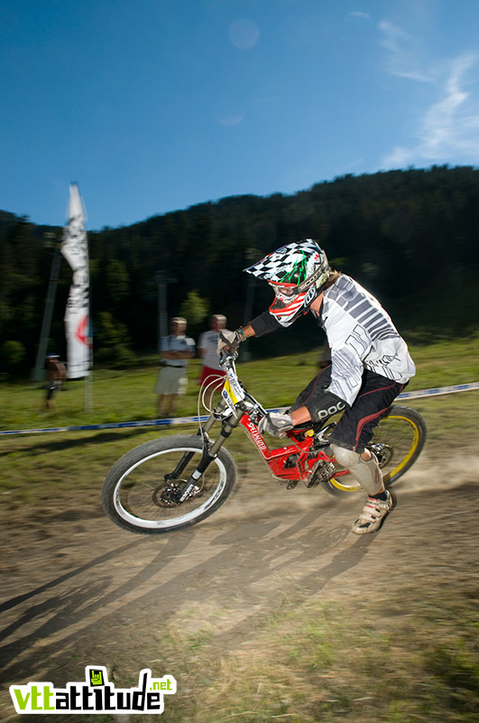 Coupe de France VTT de descente 2010, étape de Méribel.