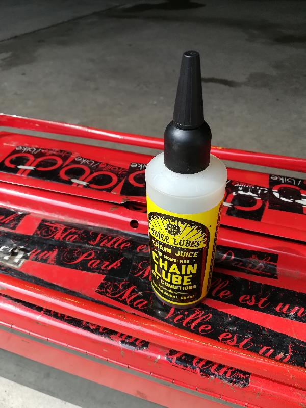 Juice Lubes Chain Juice Dry, test produit entretien VTT